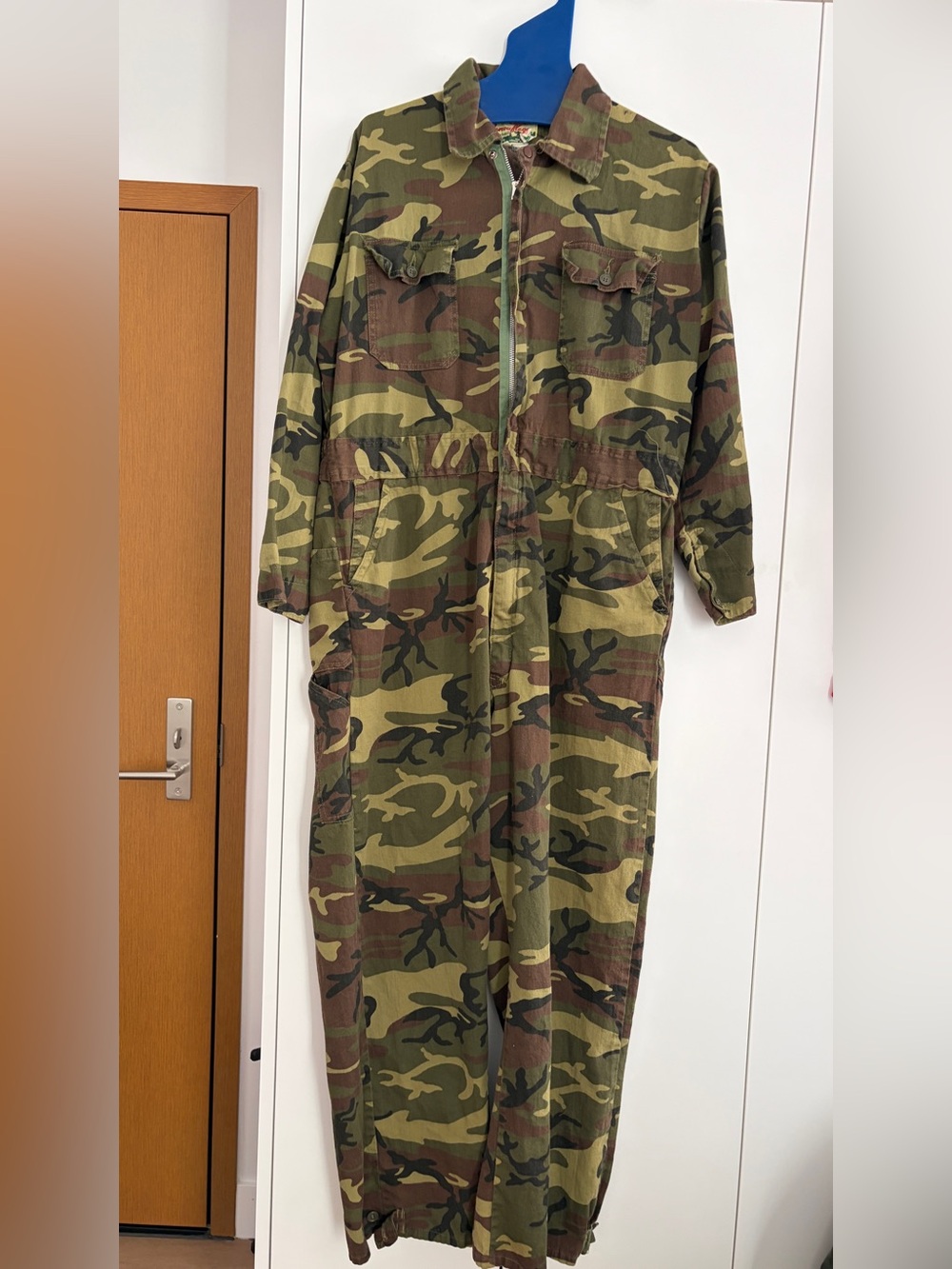 Vintage 80s Camo Coveralls -World Famous